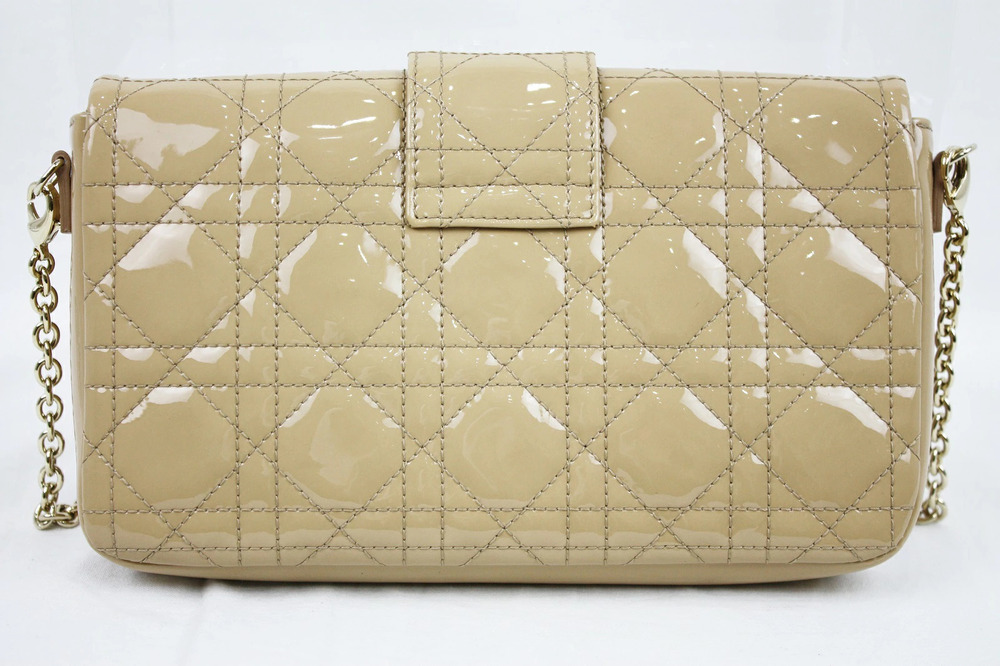 Dior Bag Christian Miss PouchBeige BagPochette Yellow Clutch Shoulder Yellow